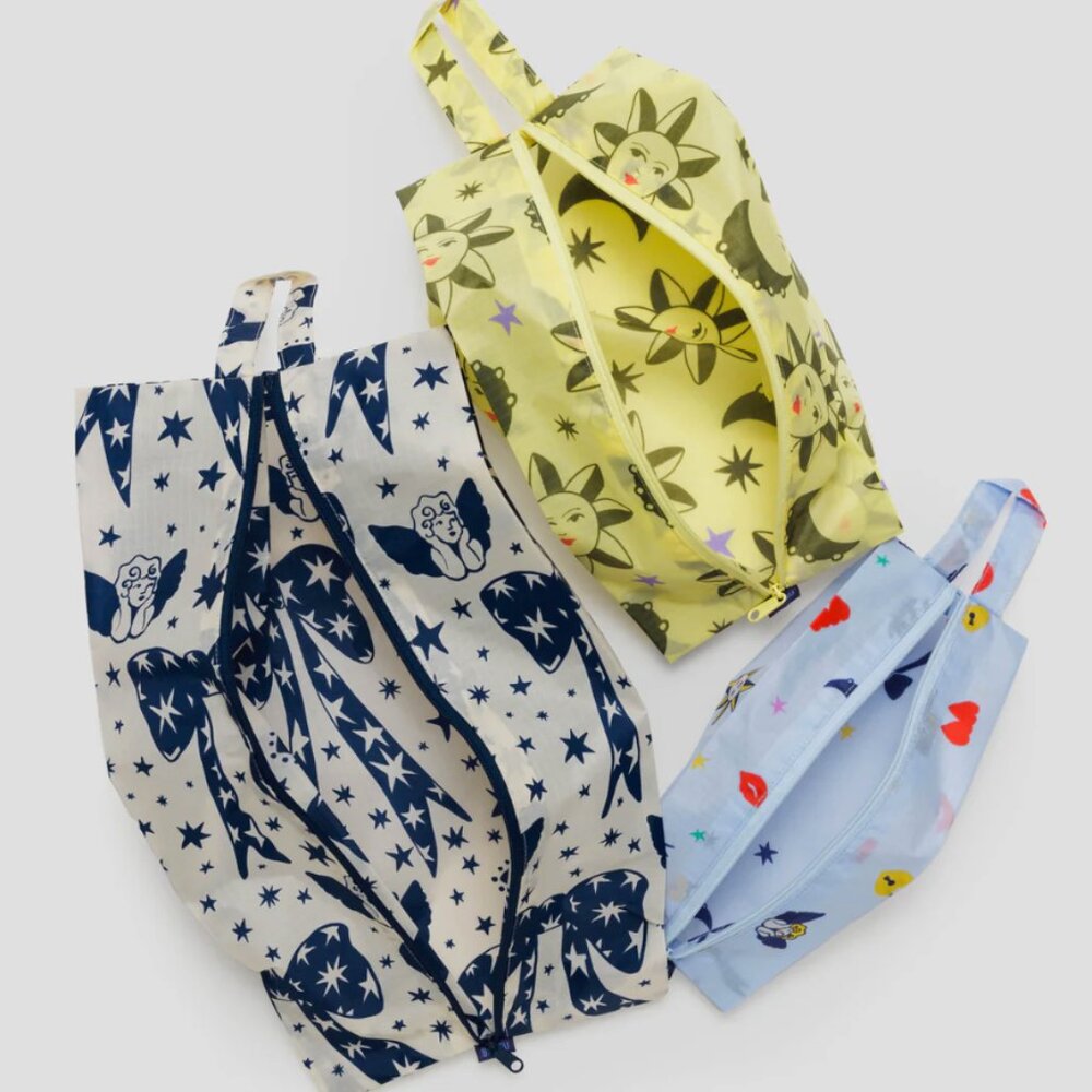 NWT Baggu 3d Zip Set Charms